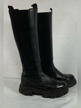 Ganni Knee High Platform Chelsea Boots